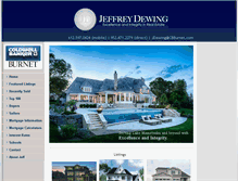 Tablet Screenshot of jeffdewing.com